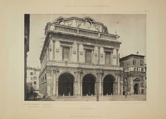 [Дворцовая архитектура Северной Италии и Тосканы с XIII в. до XVIII в. Berlin: Verlag von Ernst Wasmuth A.-G., 1911.